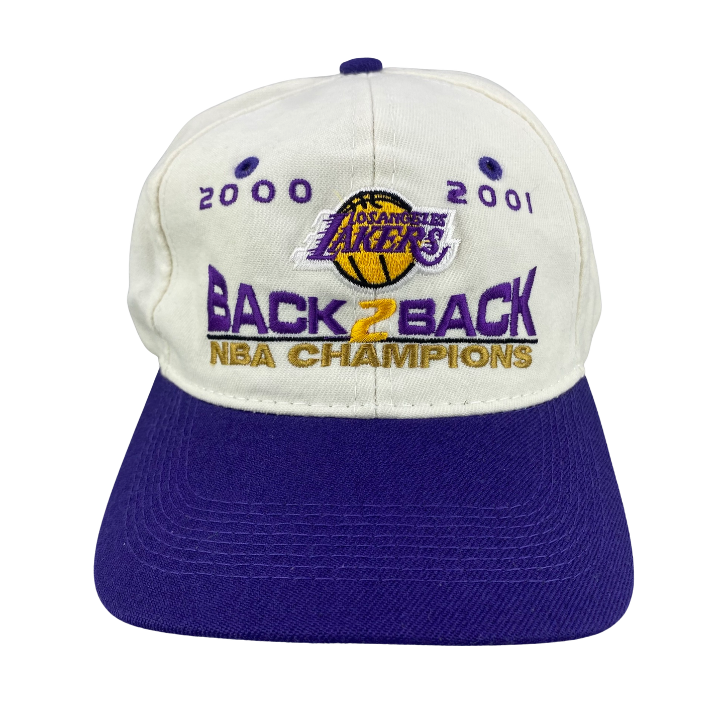 Vintage 2000s LA Lakers Back to Back Champions Hat