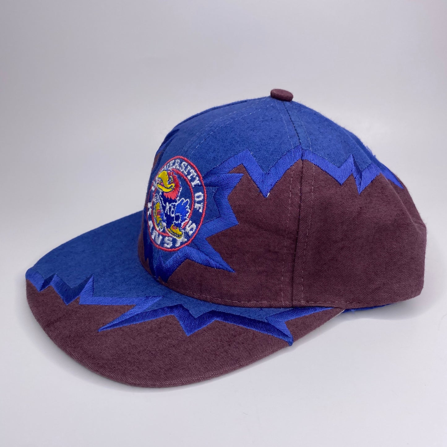 Vintage 90s Kansas Jayhawks Drew Pearson Hat