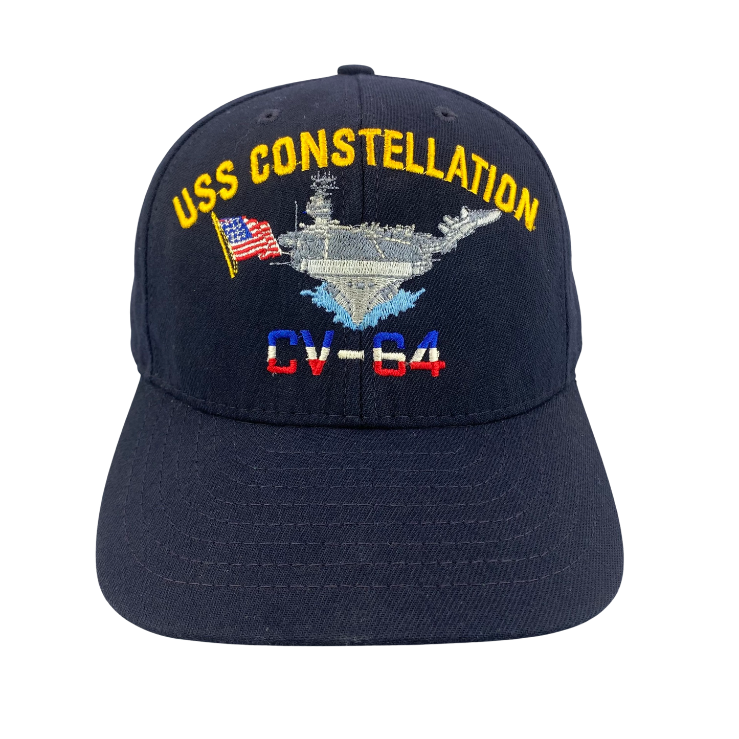 Vintage USS Constellation CV-64 Navy Military Hat