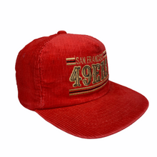 Load image into Gallery viewer, Vintage 90s San Francisco 49ers Drew Pearson Corduroy Hat
