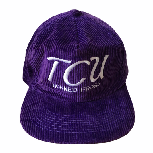 Vintage TCU Horned Frogs Sports Specialties Corduroy Hat