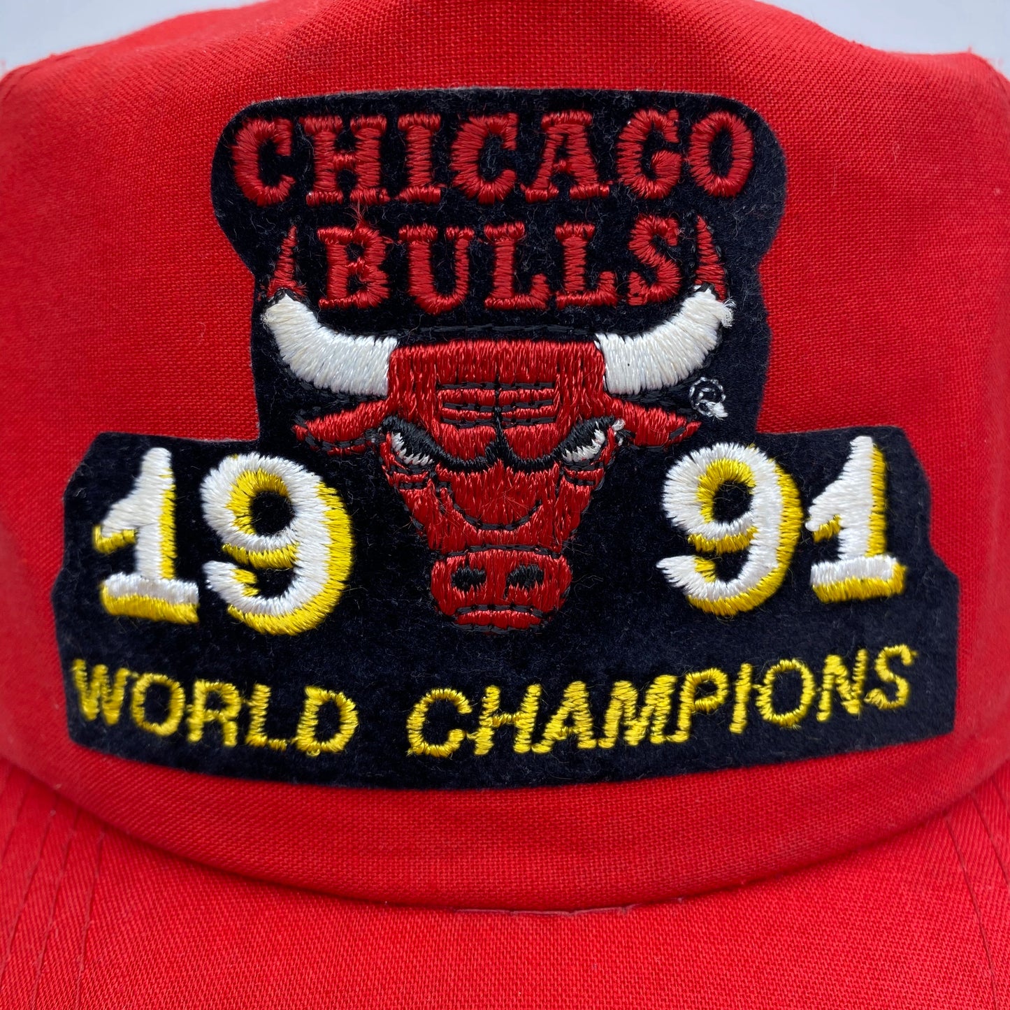 Vintage 1991 Chicago Bulls World Champions Hat