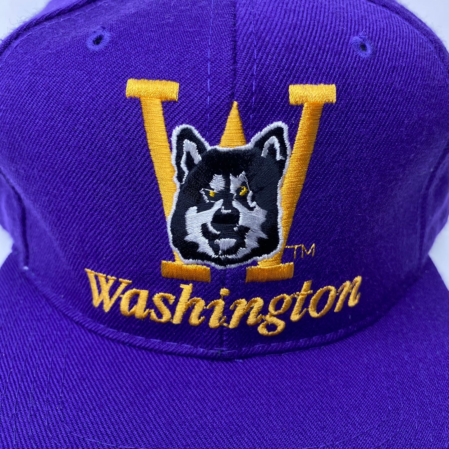 Vintage 90s Washington Huskies Hat