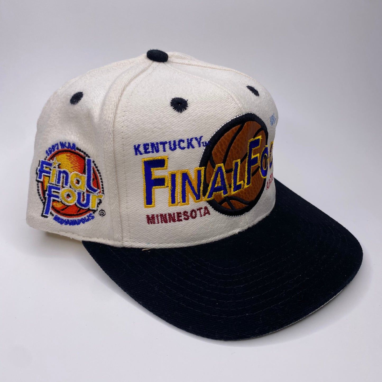 Vintage 1997 Final Four Basketball - Arizona, Kentucky, Minnesota, North Carolina Hat