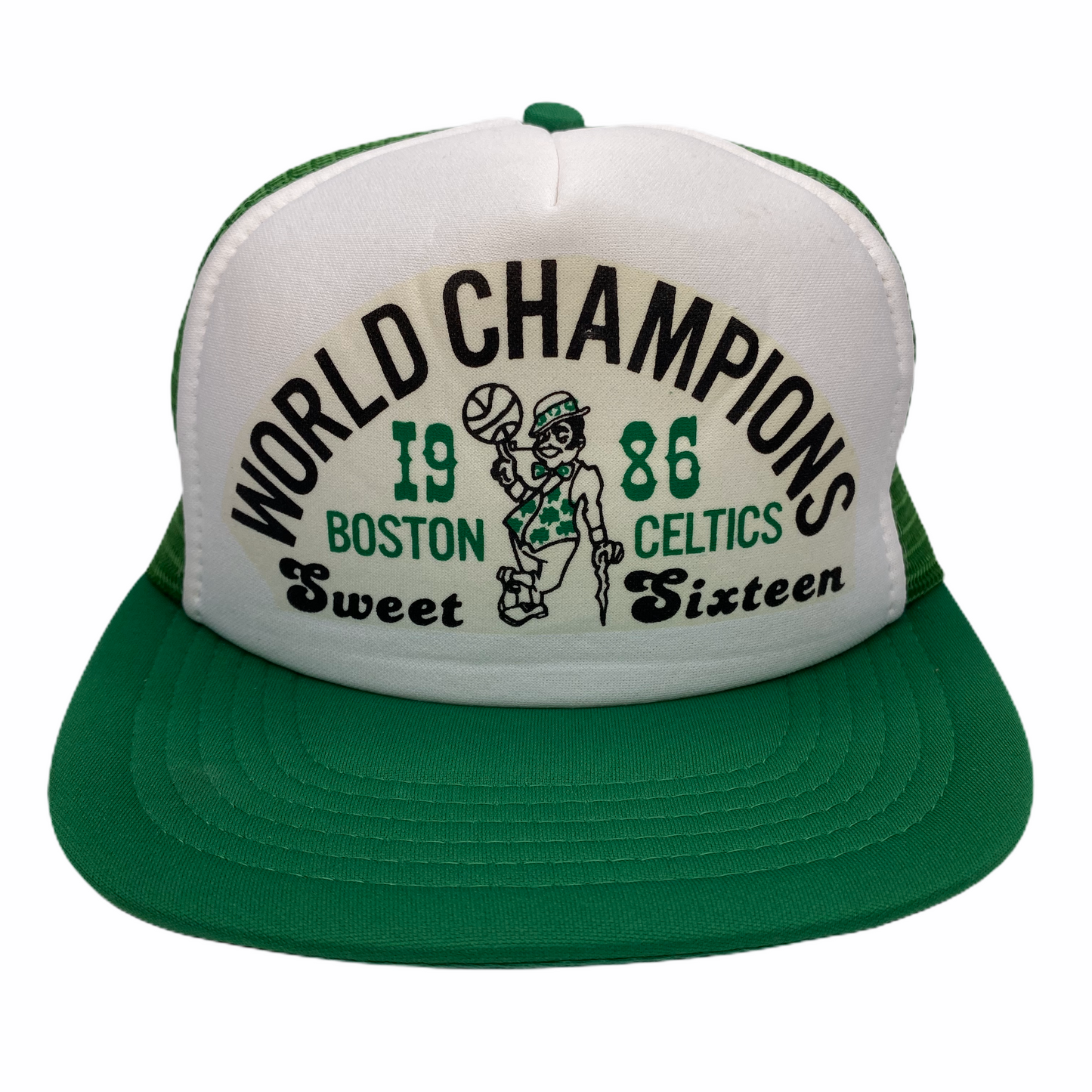 Vintage 1986 Boston Celtics Sweet Sixteen World Champions Hat