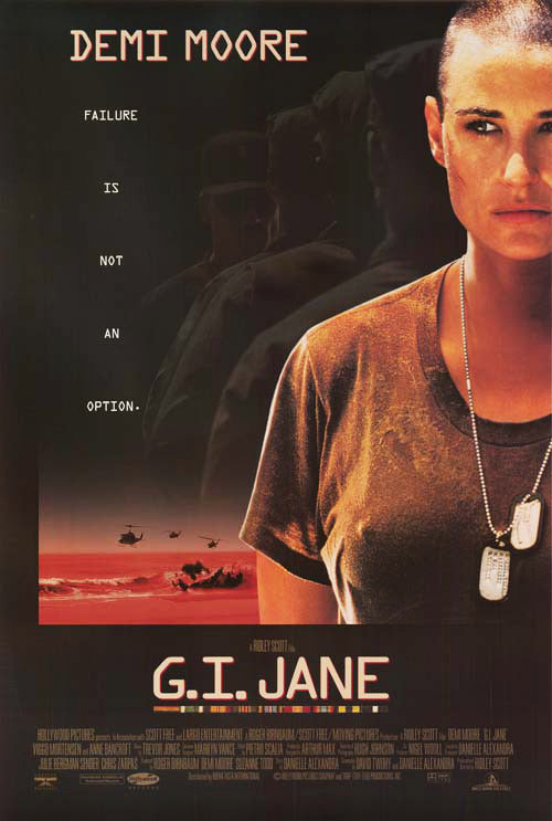 Vintage 90s GI Jane (1997) Demi Moore Movie Promo Hat