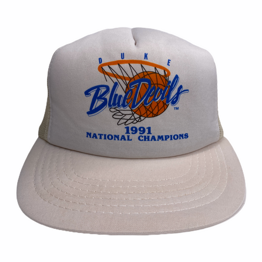 Vintage 1991 Duke Blue Devils National Champions Hat