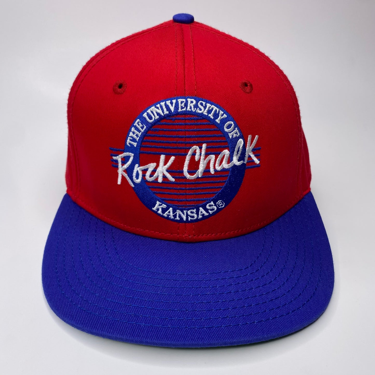 Vintage 90s Kansas Jayhawks Rock Chalk Hat