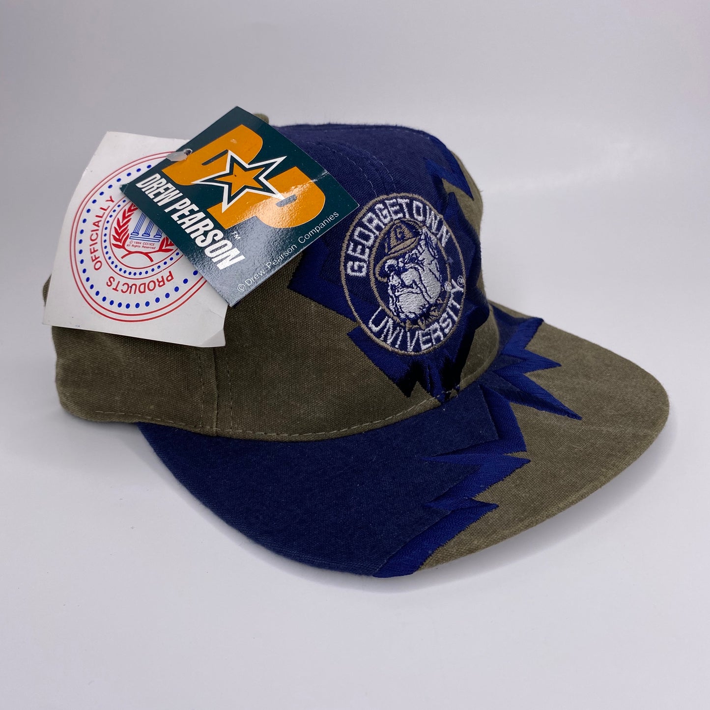 Vintage 90s Georgetown Hoyas Drew Pearson Hat