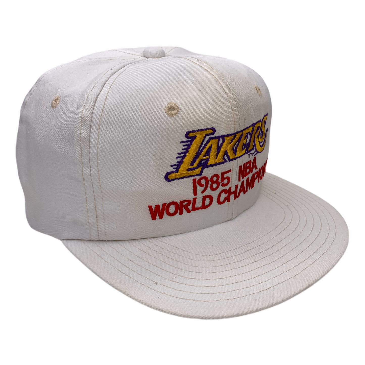 Vintage 1985 Los Angeles Lakers World Champions Hat