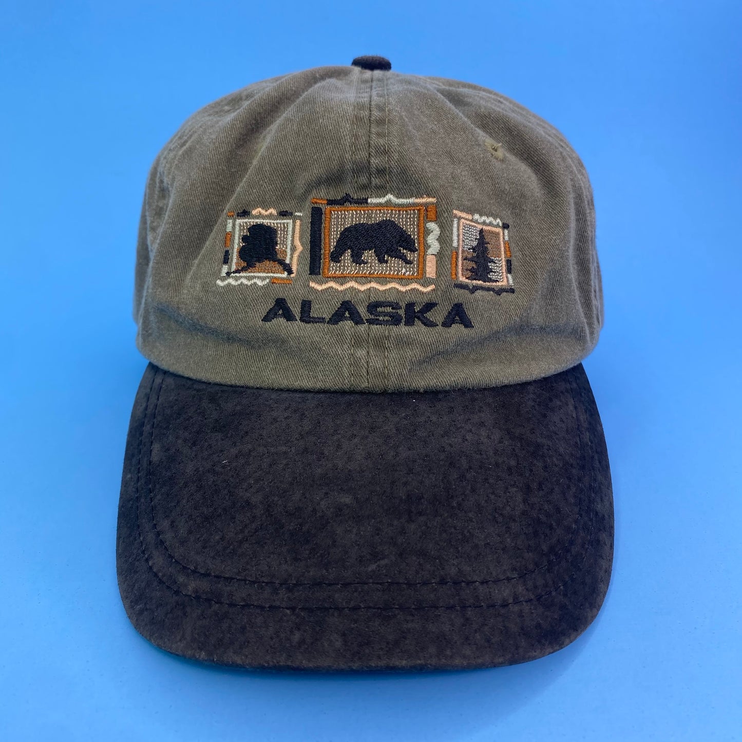 Alaska Wildlife Bear Dad Hat