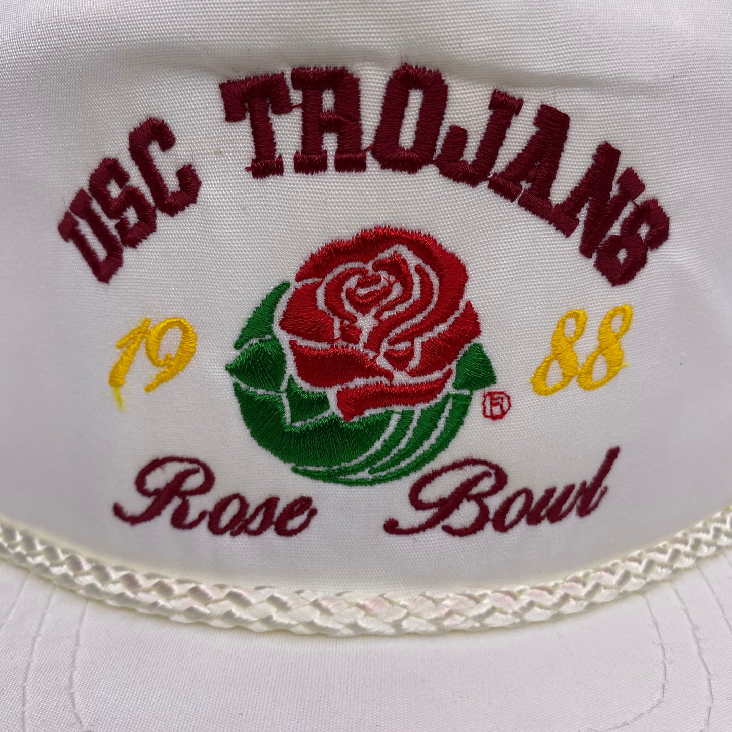 Vintage 1988 USC Trojans Rose Bowl Game Hat