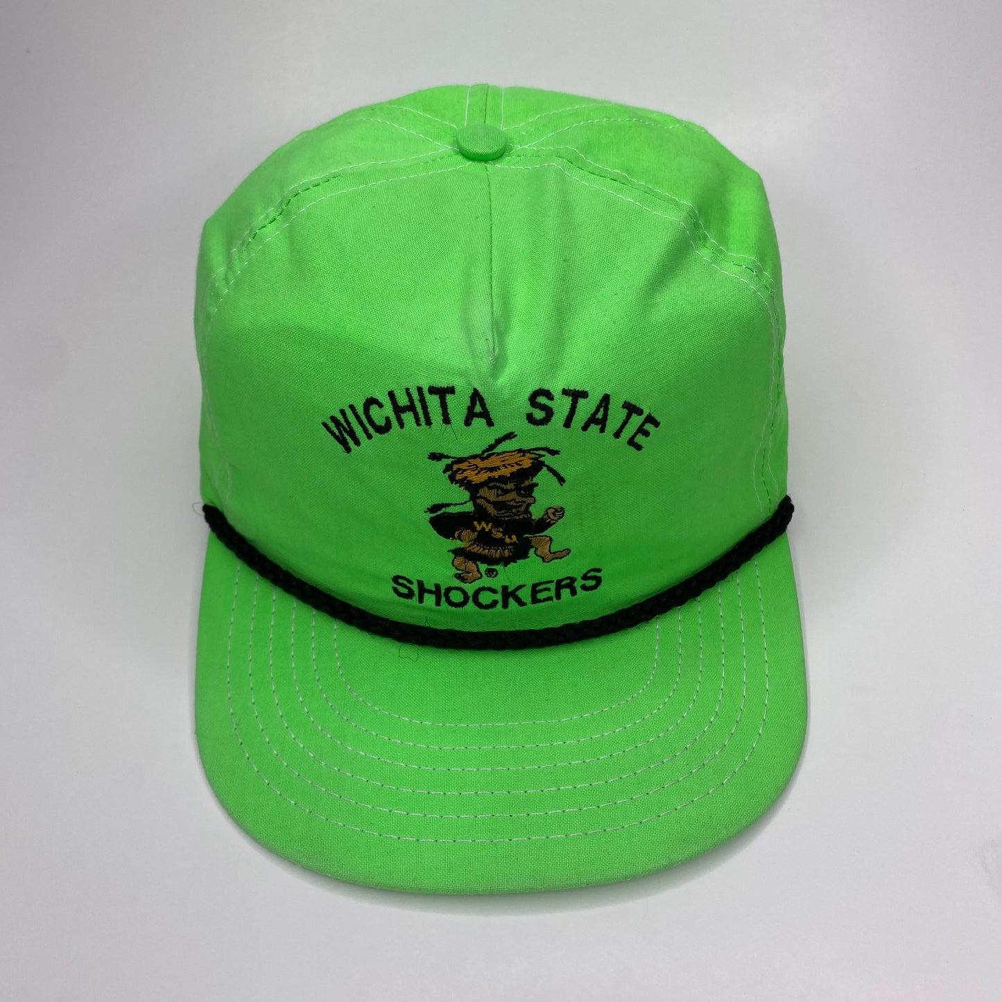 Vintage Wichita St Shockers Neon Hat