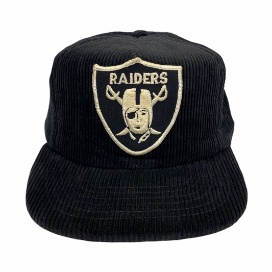 Vintage Los Angeles Raiders Corduroy Big Logo Hat