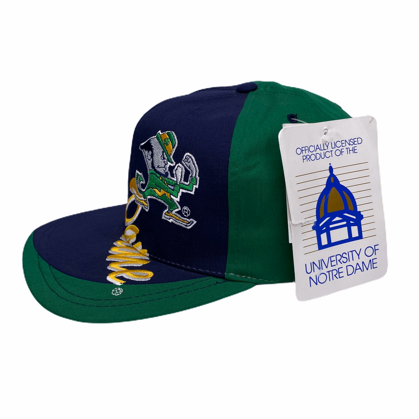 Vintage 90s Notre Dame Fighting Irish Hat