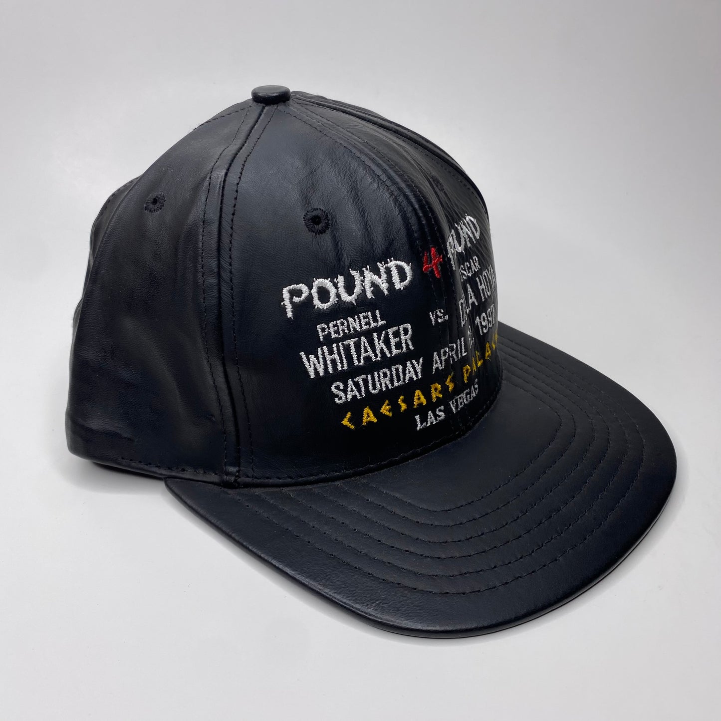 Vintage 90s Pernell Whitaker vs Oscar De La Hoya Boxing Hat