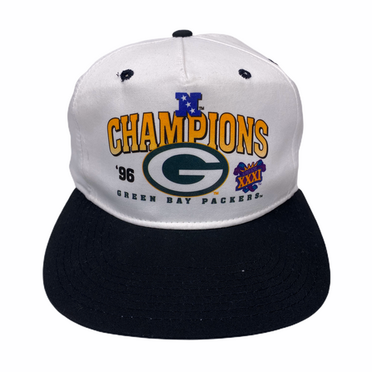 Vintage 1996 Green Bay Packers Champions Hat