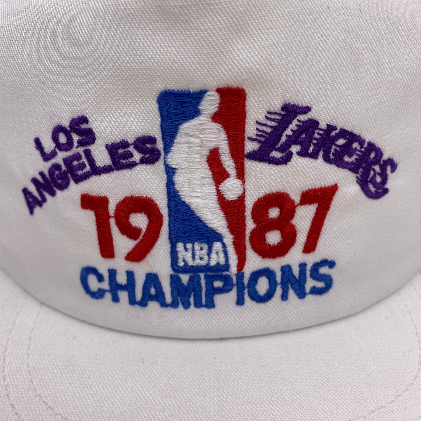 Vintage 1987 Los Angeles Lakers Champions Hat