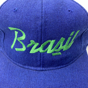 Vintage 90s Brazil Brasil Sports Specialties Script Hat