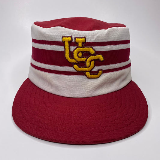 Vintage 80s USC Trojans Pillbox Hat