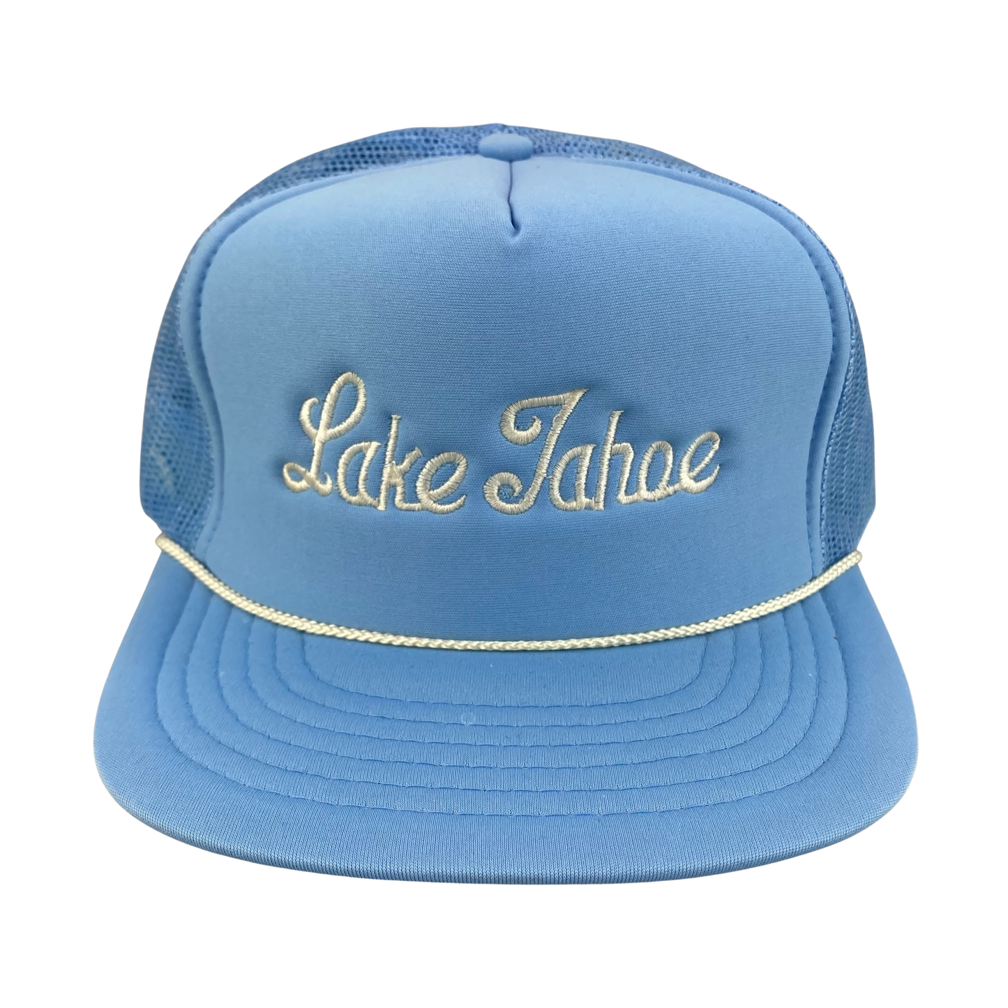 Vintage Lake Tahoe Script Spell Out Trucker hat