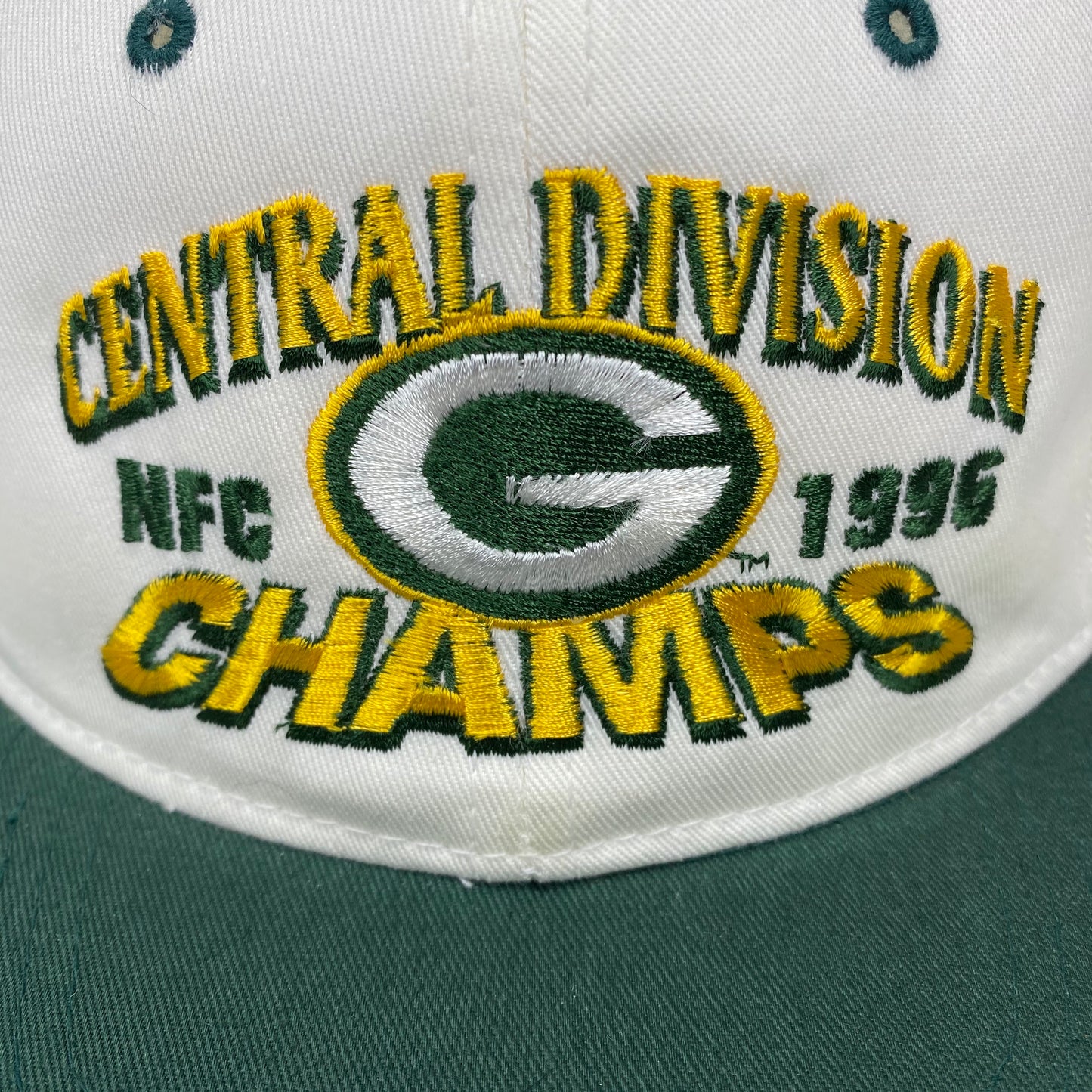 Vintage 1996 Green Bay Packers Central Division Champions Hat