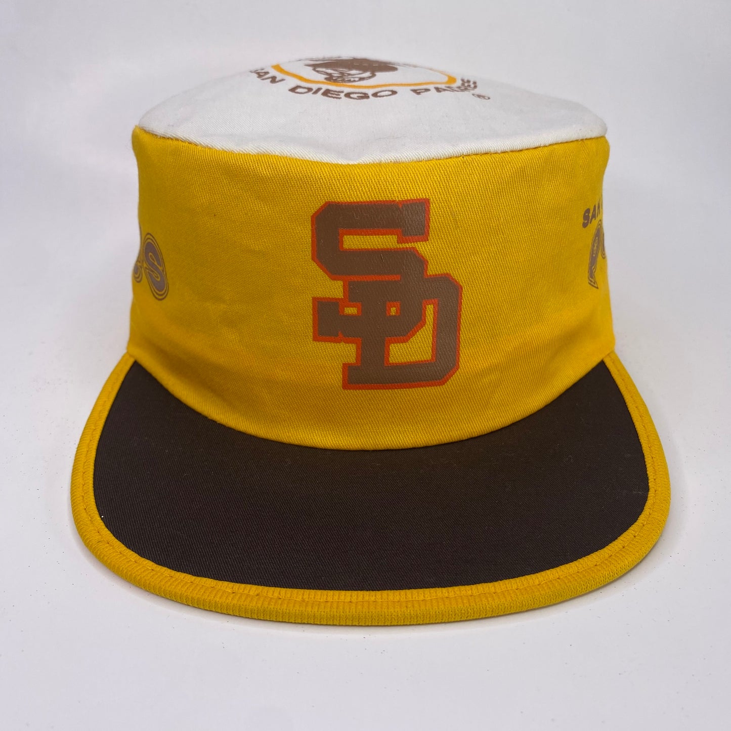 Vintage 80s San Diego Padres Pillbox Par Cap Hat