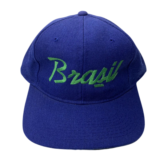 Vintage 90s Brazil Brasil Sports Specialties Script Hat