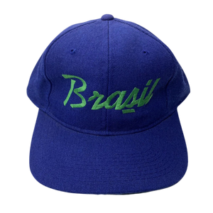 Vintage 90s Brazil Brasil Sports Specialties Script Hat