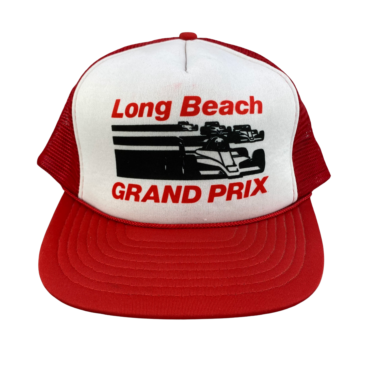 Vintage Long Beach Grand Prix Racing Trucker Hat