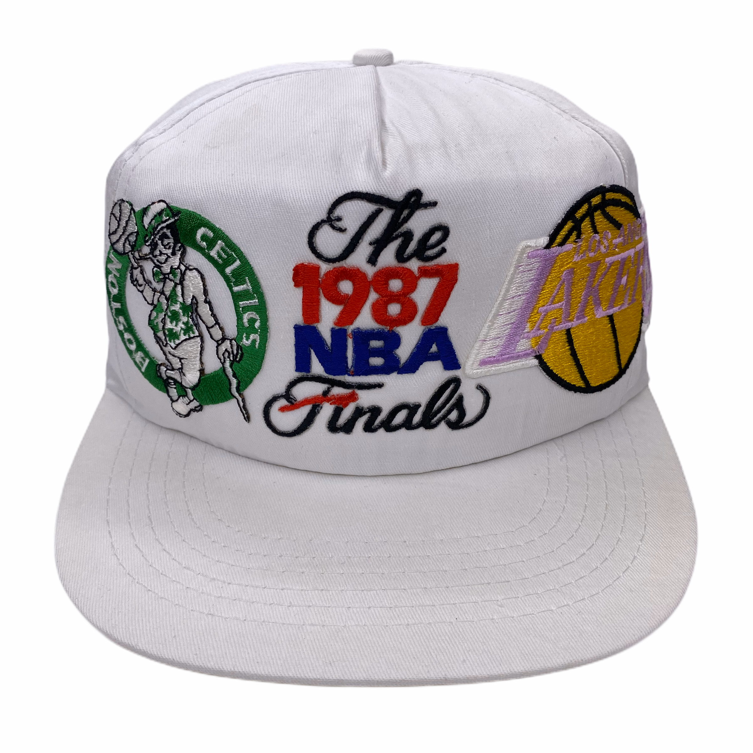 Mitchell & Ness Los Angeles lakers Boston Celtics 87 Finals Trucker Hat Cap