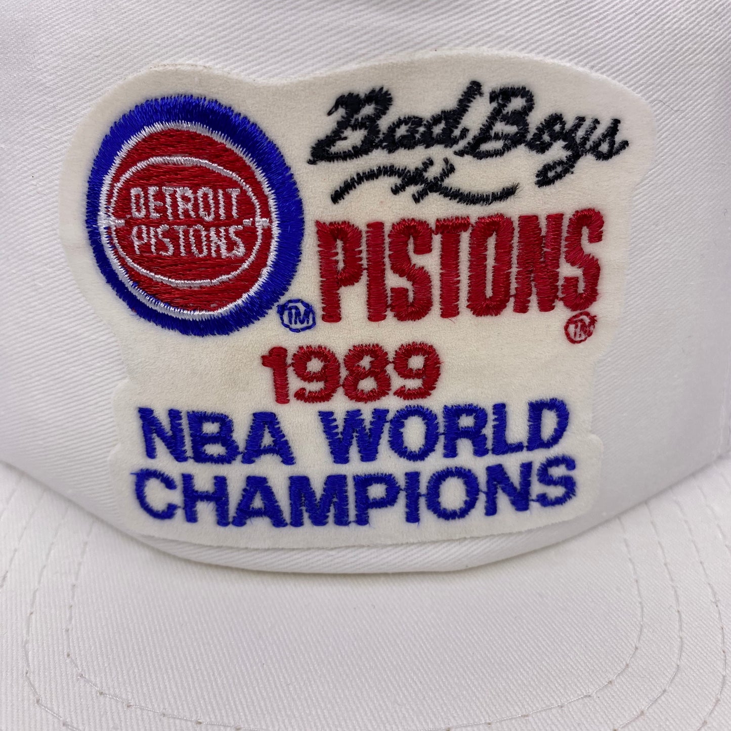 Vintage 1989 Detroit Pistons World Champions Hat