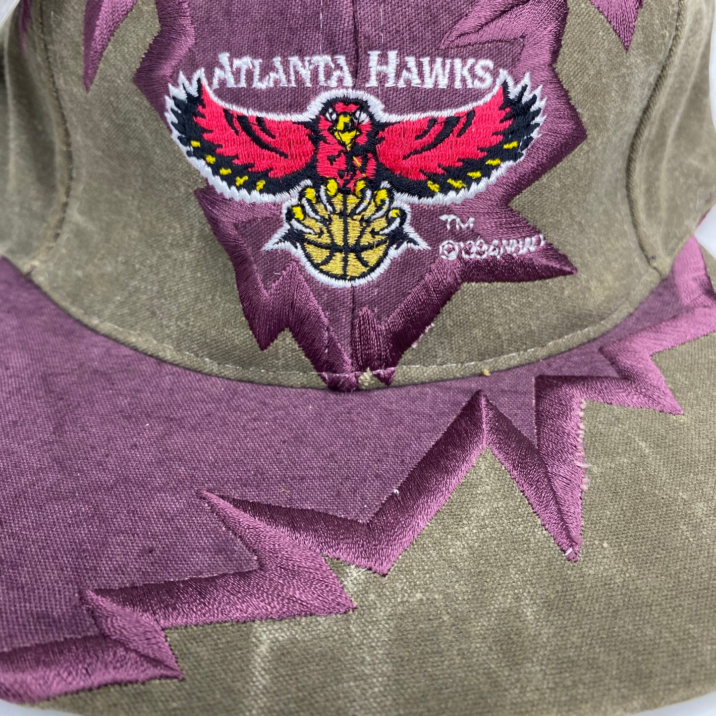 Vintage 90s Atlanta Hawks Drew Pearson Hat