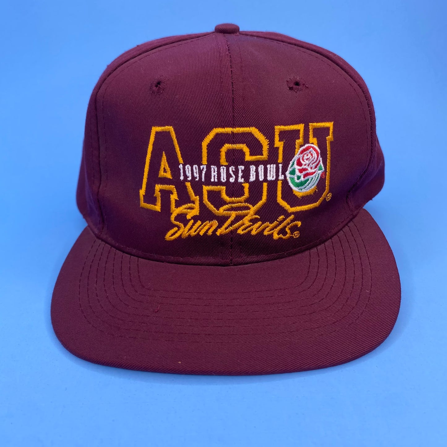 Vintage 90s Arizona St Sun Devils (ASU) 1997 Rose Bowl Football Hat