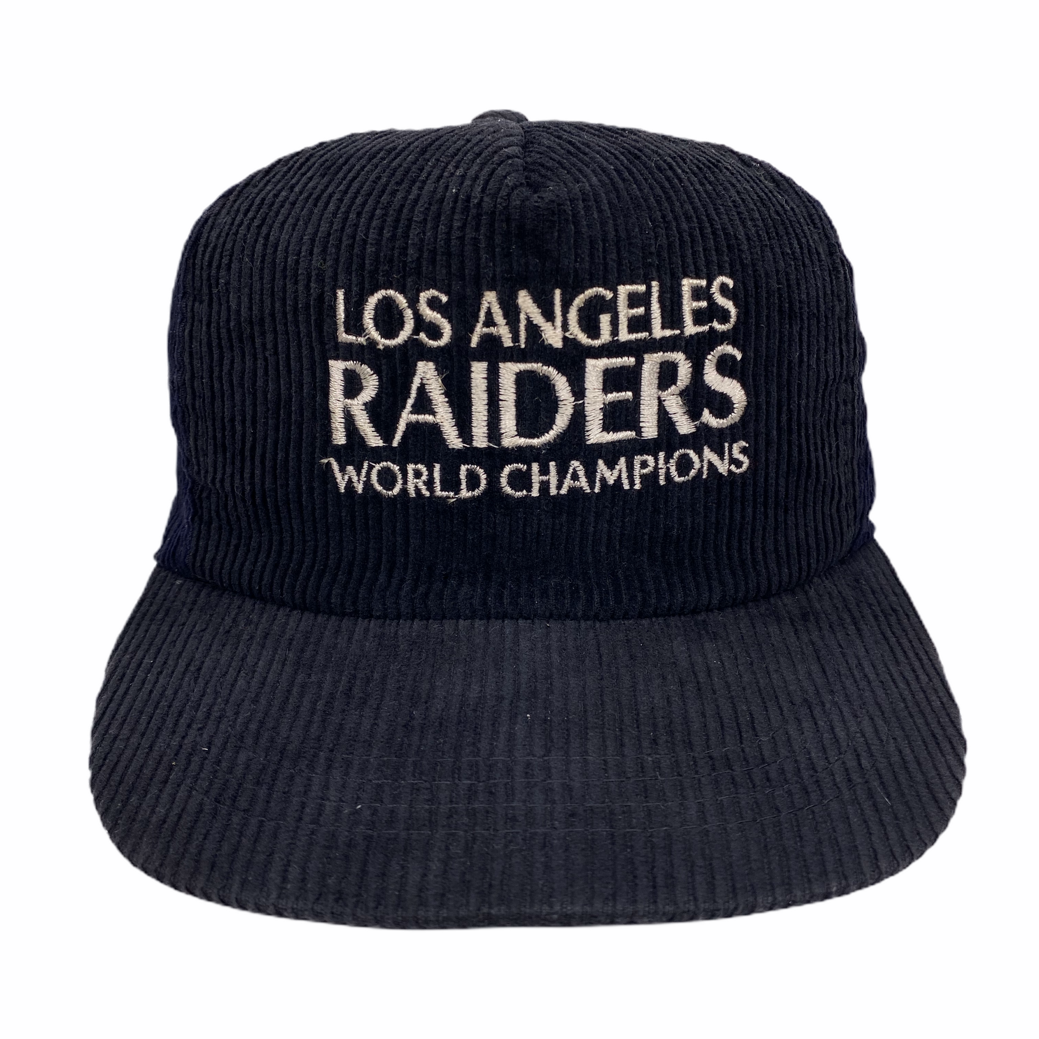 Vintage 80s Los Angeles Raiders World Champions Corduroy Hat – Zeus & Miles