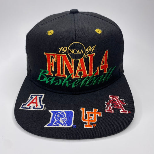 Vintage 1994 Final Four Basketball - Arizona, Duke, Florida, Arkansas Hat