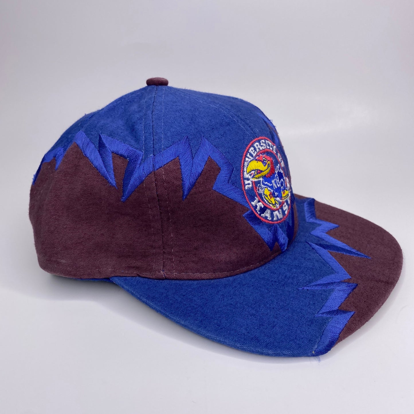 Vintage 90s Kansas Jayhawks Drew Pearson Hat