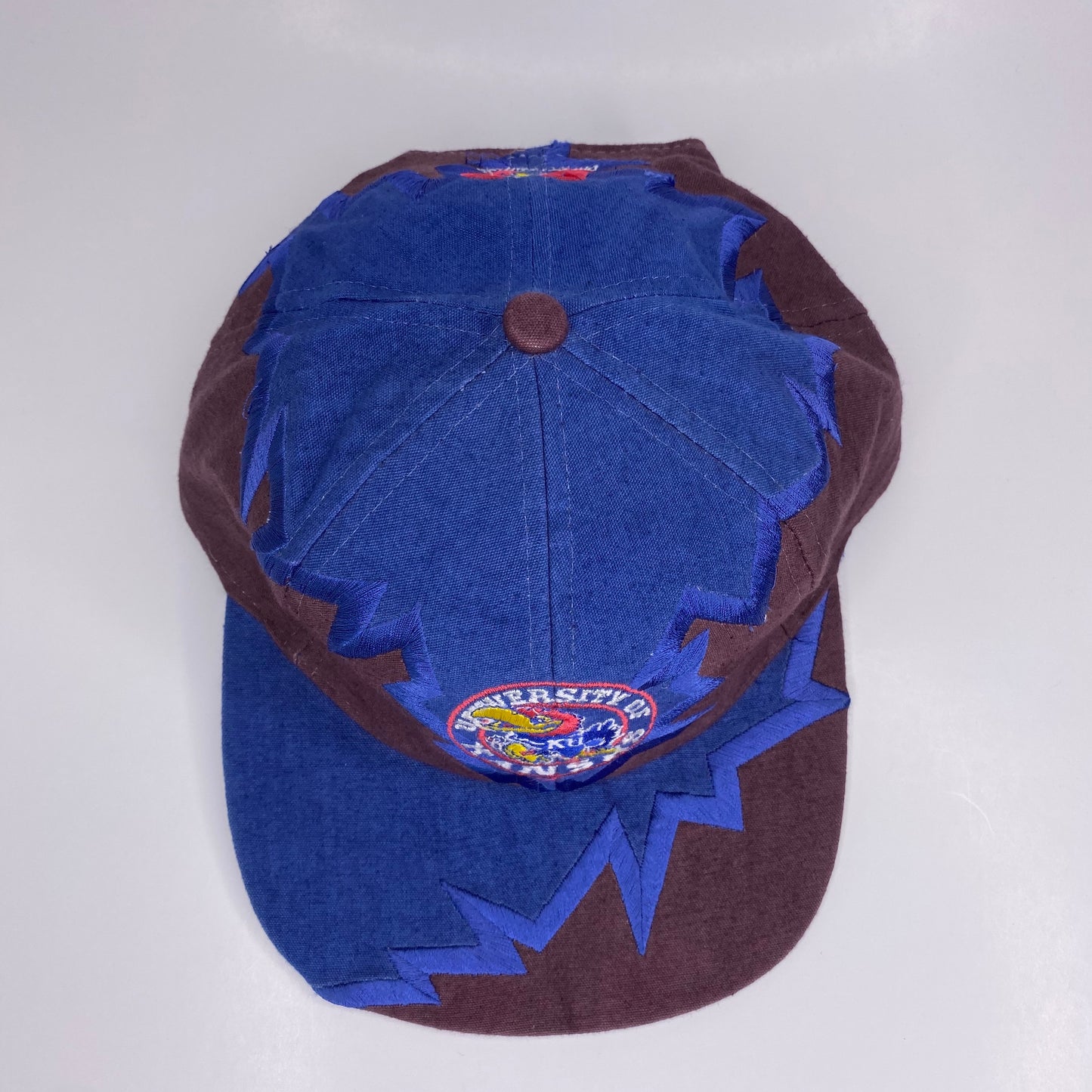 Vintage 90s Kansas Jayhawks Drew Pearson Hat