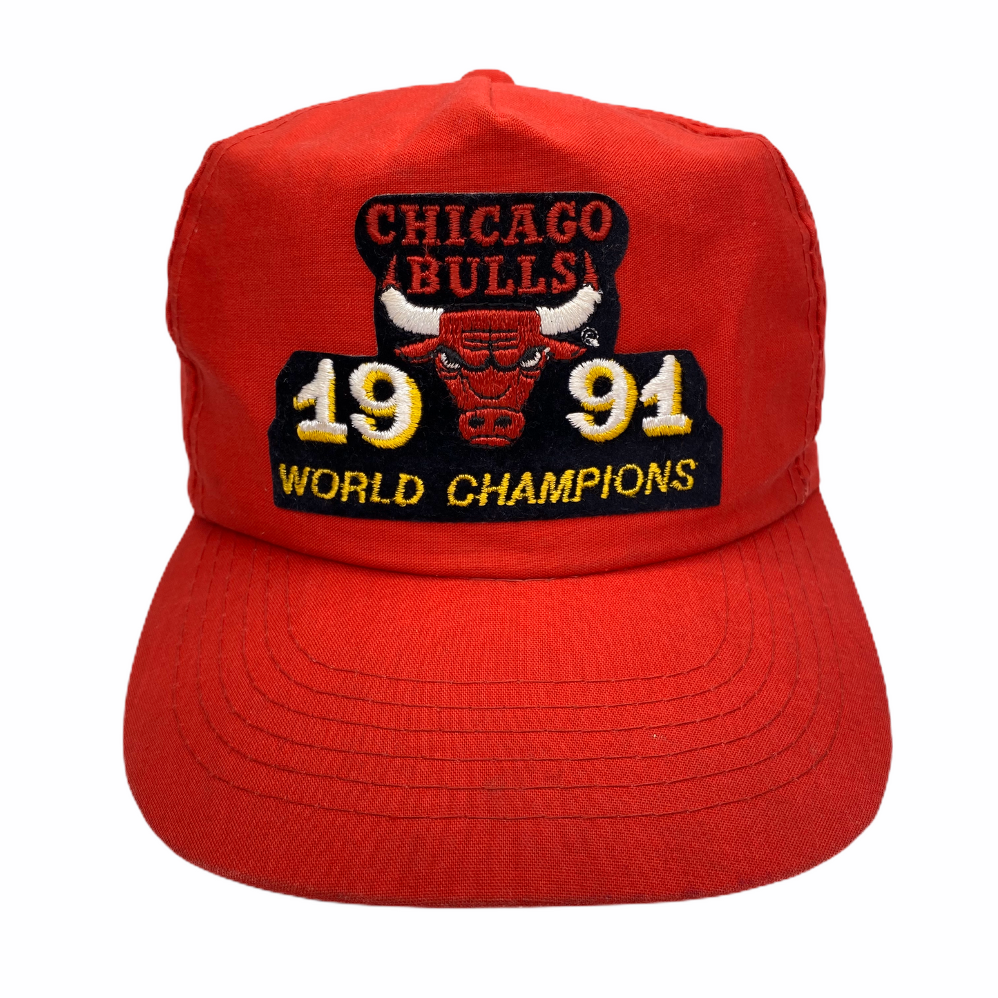 Vintage 1991 Chicago Bulls World Champions Hat