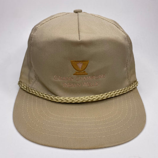 Vintage 90s Indian Wells Grand Champions Tennis Tournament Hat