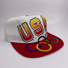 Load image into Gallery viewer, Vintage 90s USA Olympics Hat
